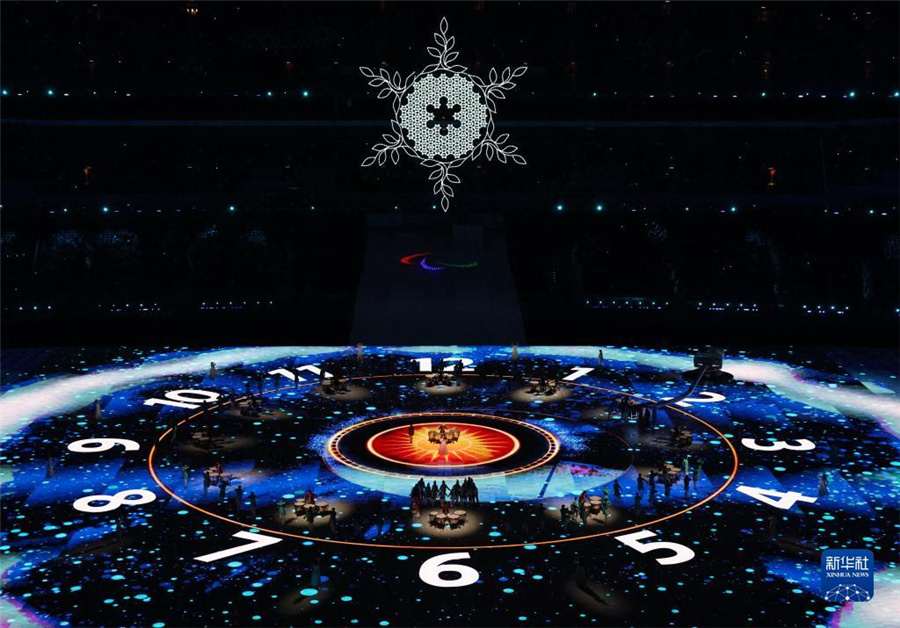 閉會(huì)式會(huì)場(chǎng)に中國(guó)伝統(tǒng)の天干と地支現(xiàn)る！　北京冬季パラ閉會(huì)式