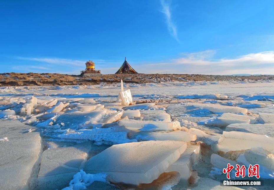 中國最大の內(nèi)陸塩湖が例年より早く「解氷」　青海省