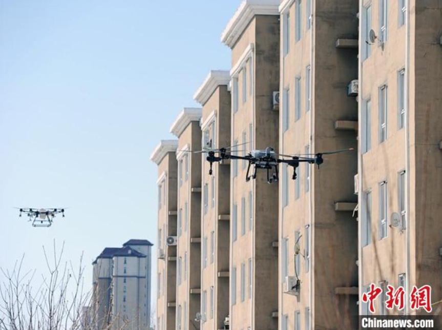 コミュニティ感染対策に消毒液散布ドローンが活躍　吉林省長春