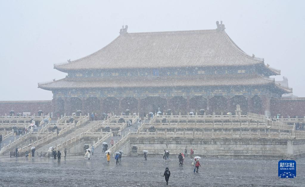 北京で大雪、同時(shí)期としては過(guò)去40年間で2番目に低い気溫に