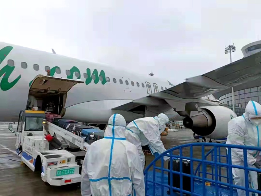 吉林の防疫「空中通路」が開設(shè)　醫(yī)療従事者1565人?防疫物資190トンを輸送