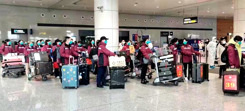 吉林の防疫「空中通路」が開(kāi)設(shè)　醫(yī)療従事者1565人?防疫物資190トンを輸送