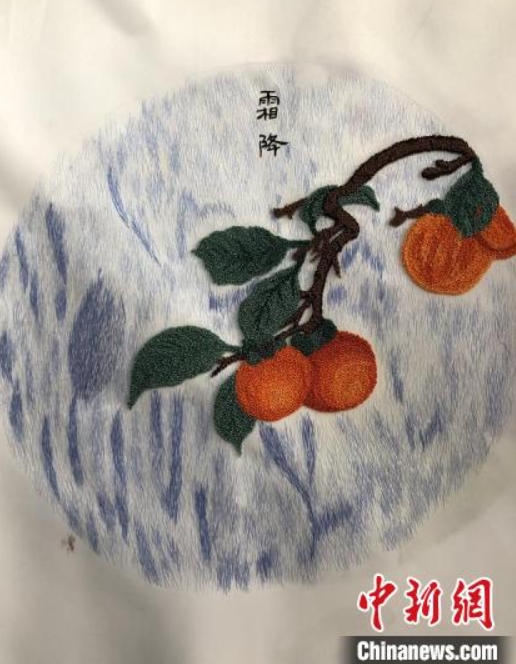 無(wú)形文化遺産の海原刺繍で描く二十四節(jié)気　寧夏