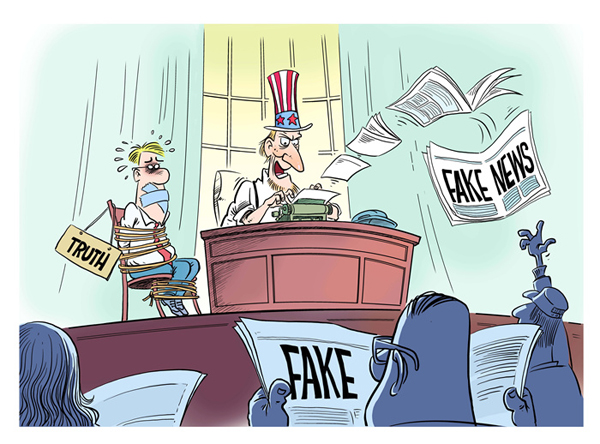 イラストで読み解くウクライナ危機(jī)における米國の役割（1）偽情報(bào)を流布して事態(tài)を煽る