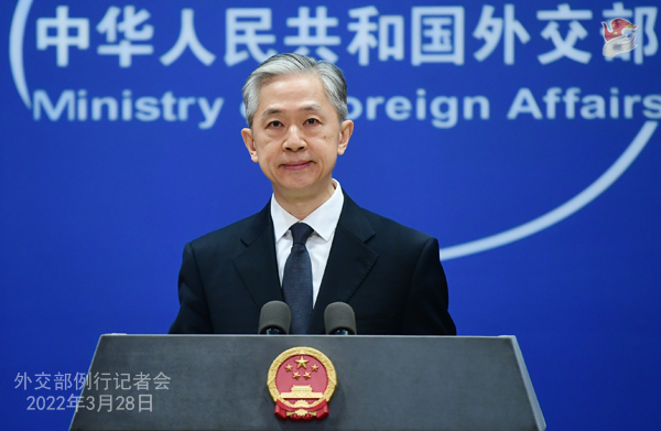 外交部、「米國は対露関係処理に際し、中國の正當(dāng)な権益を損なうべからず」