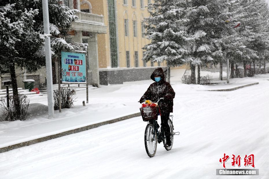 「中國で最も寒い小鎮(zhèn)」、今春最大の雪　黒竜江