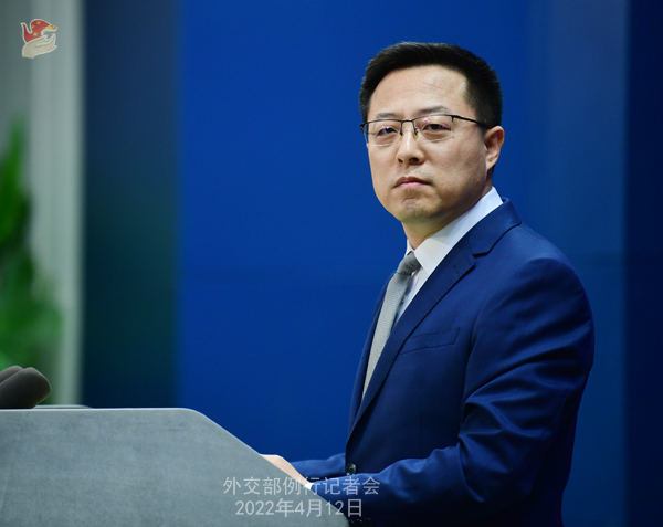 外交部「ウクライナ問題で露呈した米國の覇権主義的行為は氷山の一角」