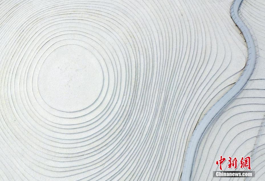 上空から撮影した武漢琴臺美術(shù)館　湖北省