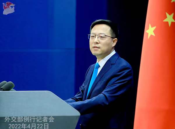 外交部、「ウクライナ問題で中國には誰と親しく誰と反目するという問題は存在しない」
