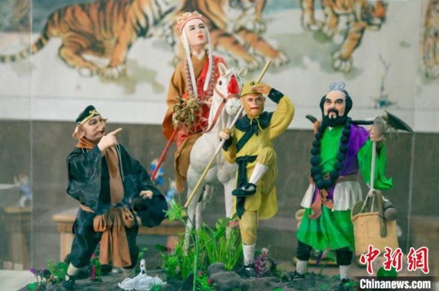 活き活きとした表情が特徴の甘粛省楡中の古典麺塑