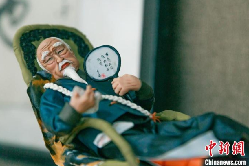 活き活きとした表情が特徴の甘粛省楡中の古典麺塑