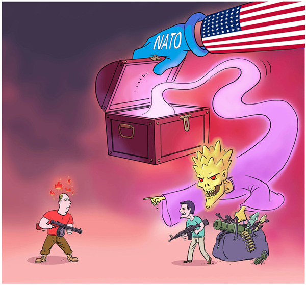 イラストで読み解く冷戦後のNATOの役割（3）ロシア?ウクライナ紛爭(zhēng)の「パンドラの箱」を開(kāi)けた魔手