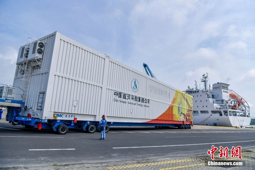 「長(zhǎng)征5號(hào)B遙3」が発射場(chǎng)に到著、実験モジュール「問天」を打ち上げへ