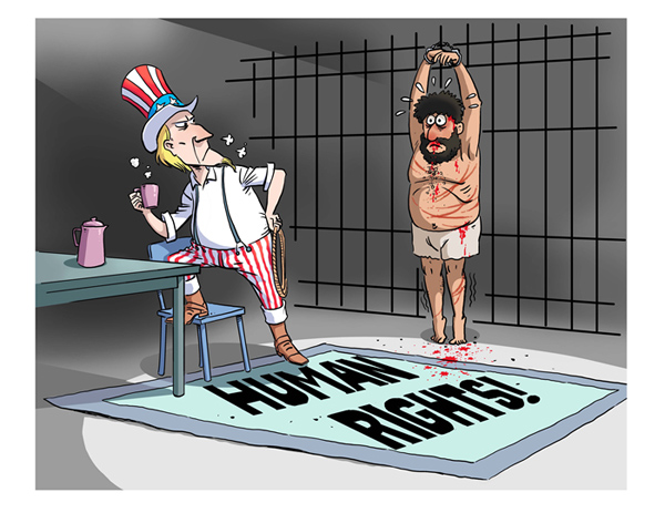 イラストで読み解く米國式人権（1）拷問橫行の「ブラック?ジェイル」のどこに人権があるのか？