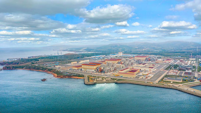 遼寧紅沿河原発。（畫像提供は遼寧紅沿河原発有限公司）