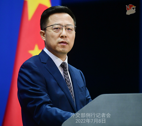 外交部、安倍晉三元首相の死去に哀悼の意