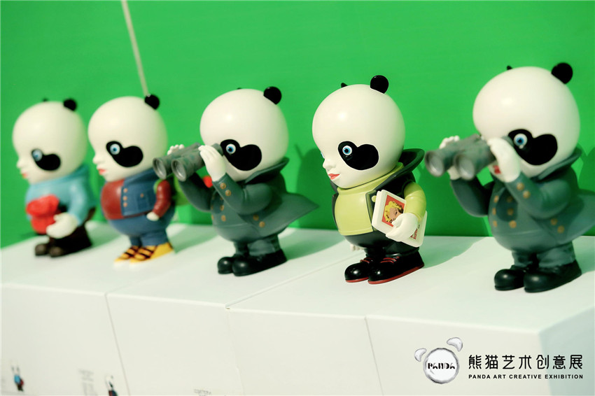 中國(guó)全土で初となる「パンダ」アート作品展が開(kāi)幕　四川省成都