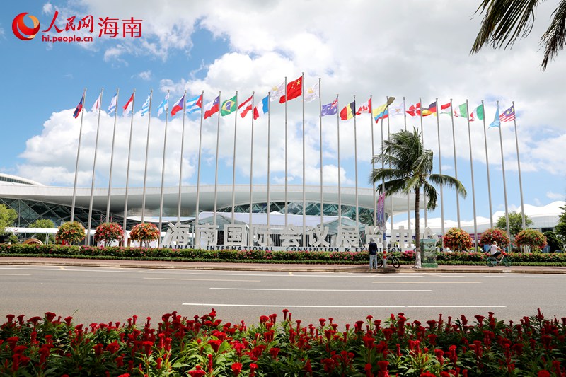 第2回消博會メインパビリオンの主體工事が完成　海南省