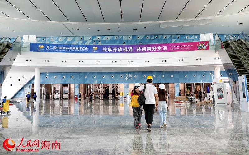 第2回消博會(huì)メインパビリオンの主體工事が完成　海南省