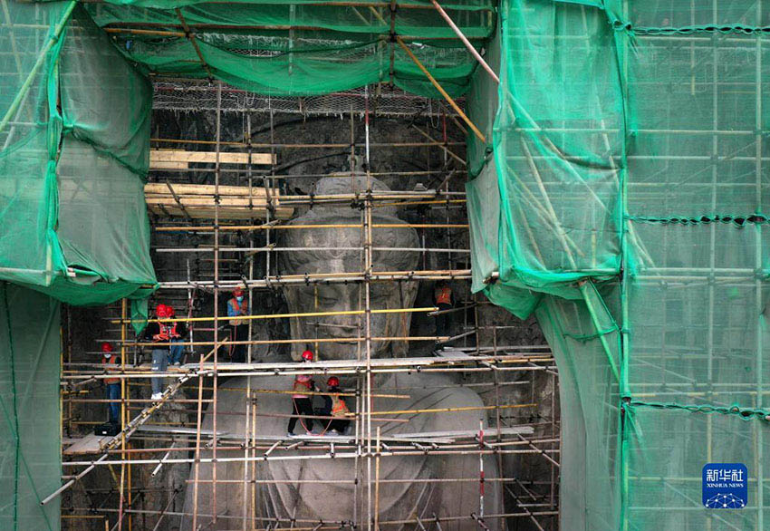 洛陽?龍門石窟の奉先寺　大規(guī)模保護(hù)プロジェクトが完了