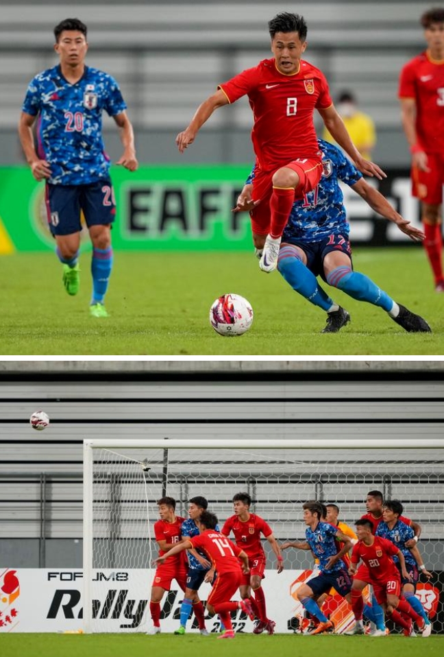 2022年サッカー東アジア選手権　中國は日本と引き分け
