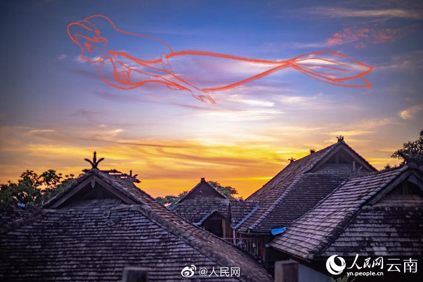 雲(yún)が〇〇に見えた！を描いてみたら？　雲(yún)南省