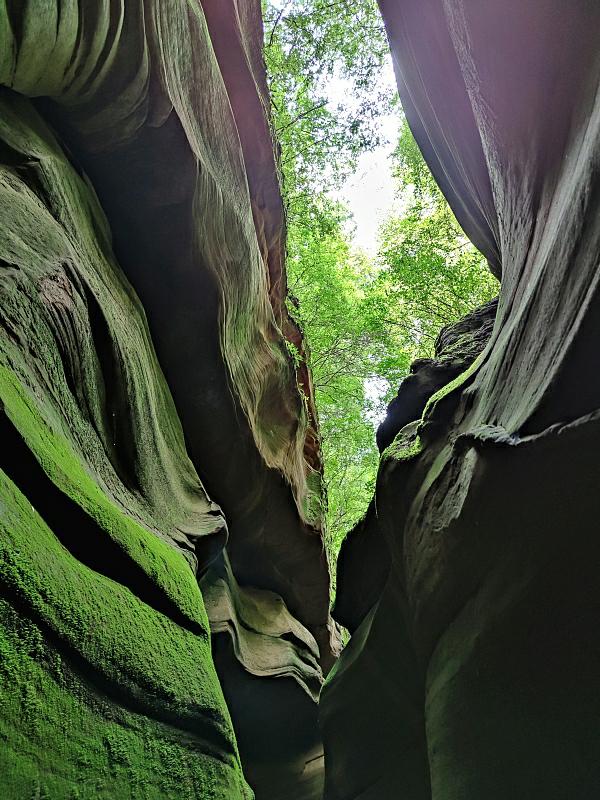 見る者を魅了する雨岔大峽谷の絶景　陝西省延安