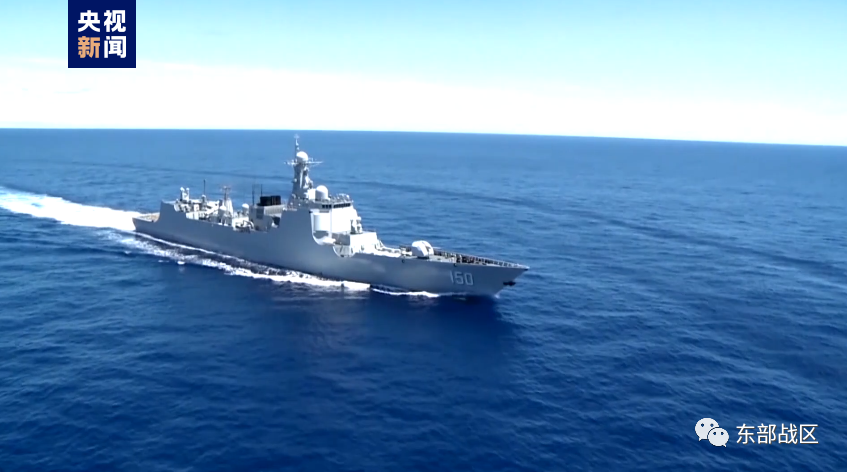 東部戦區(qū)が臺灣島周辺?？沼颏菍g戦を想定した合同演習(xí)実施