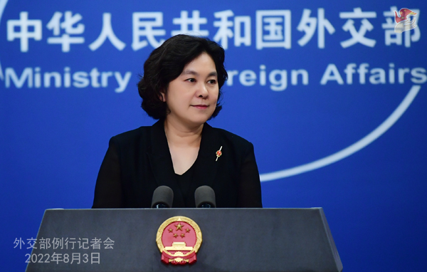 外交部「ペロシ米下院議長の危険な挑発行為は自らの政治的得點(diǎn)稼ぎに他ならず」