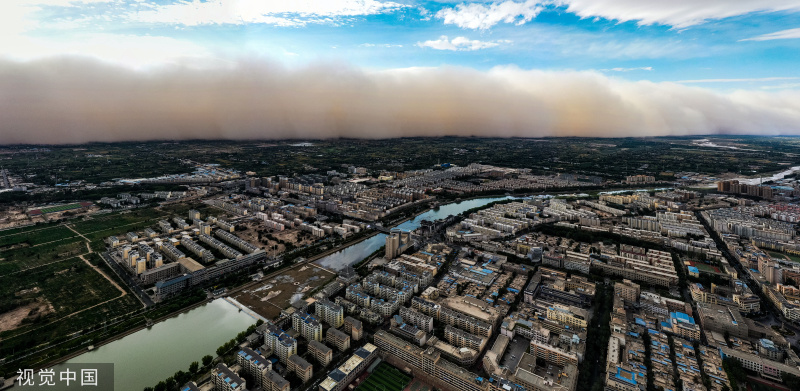 敦煌気象臺が砂塵黃色警報を発令　甘粛省