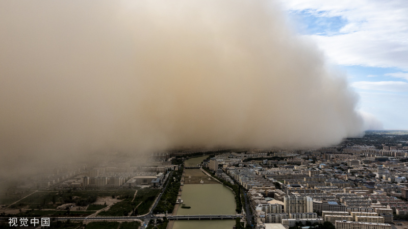 敦煌気象臺(tái)が砂塵黃色警報(bào)を発令　甘粛省