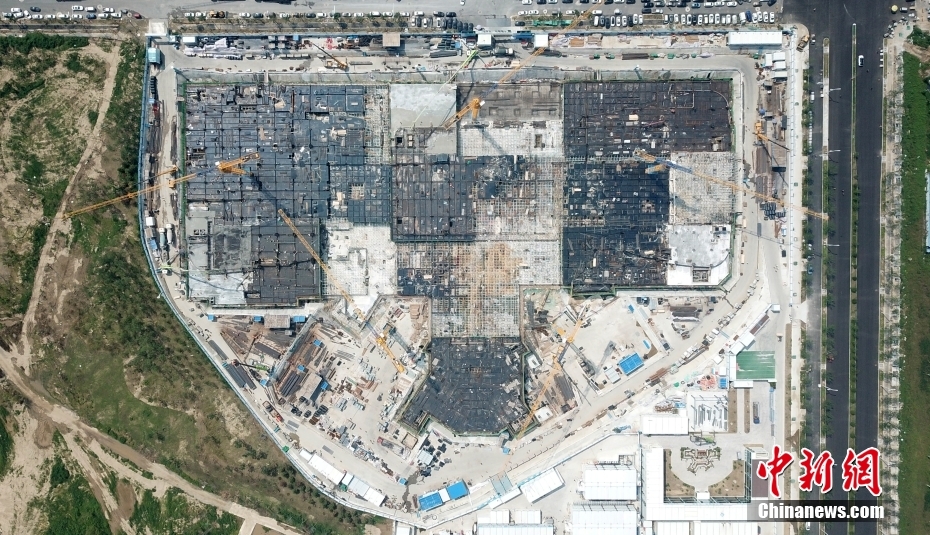 順調(diào)に建設(shè)が進(jìn)む中國(guó)星網(wǎng)雄安新區(qū)本部ビル建設(shè)プロジェクト