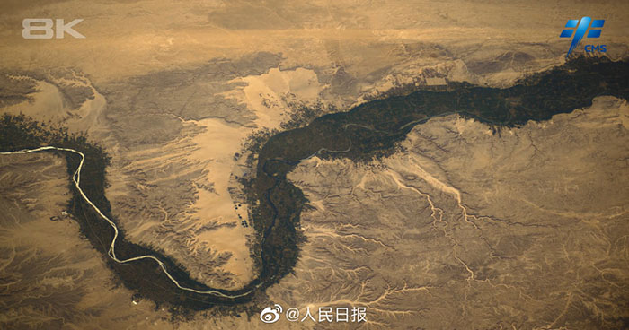 中國の宇宙飛行士がカメラに収めた壯麗な地球の姿