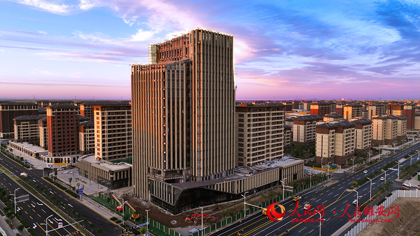 「未來の家」引渡し近づく　一足先にカメラが捉えた雄安新區(qū)容西片區(qū)