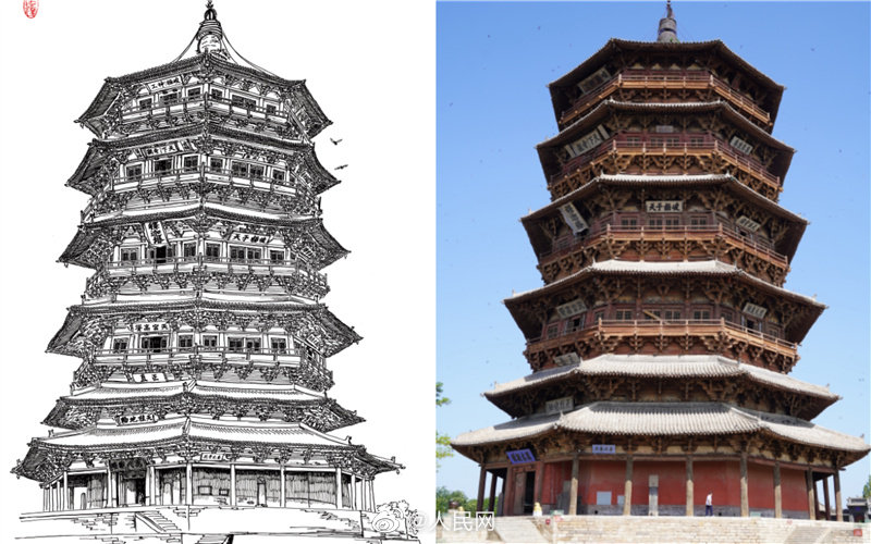 23年間で2500點！ペン畫で古代建築を記録