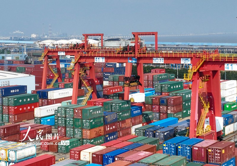 浙江?寧波舟山港、海陸複合一貫輸送が100萬TEU超に