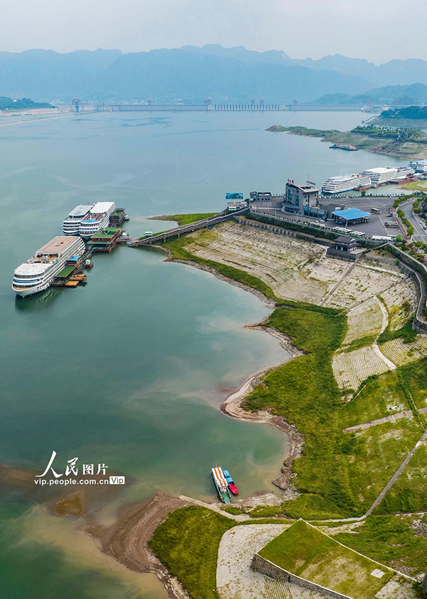 長(zhǎng)江流域ダム群、干ばつ対策で下流に給水　湖北省秭帰