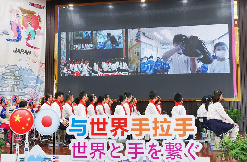 「アジア競(jìng)技大會(huì)を胸に抱き、世界と手を繋ぐ」紹興市と日本あわら市の青少年がオンラインで交流