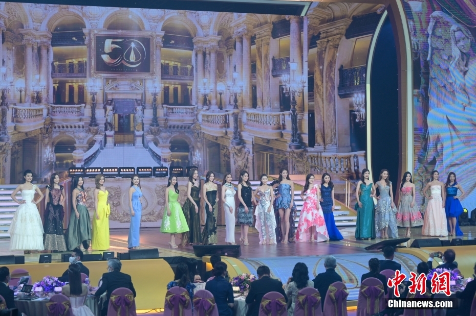 「2022年ミス香港」決戦大會開催　香港特區(qū)