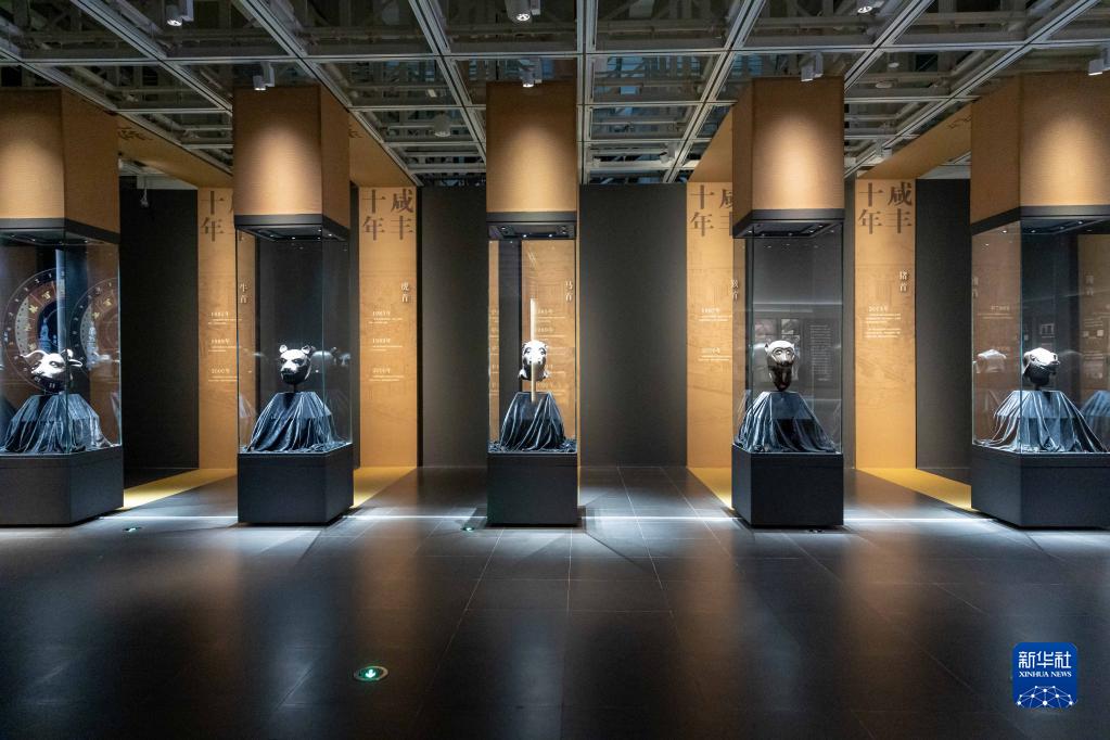 上海で海外から返還された國寶級文化財の特別展開催　円明園十二生肖獣首銅像も