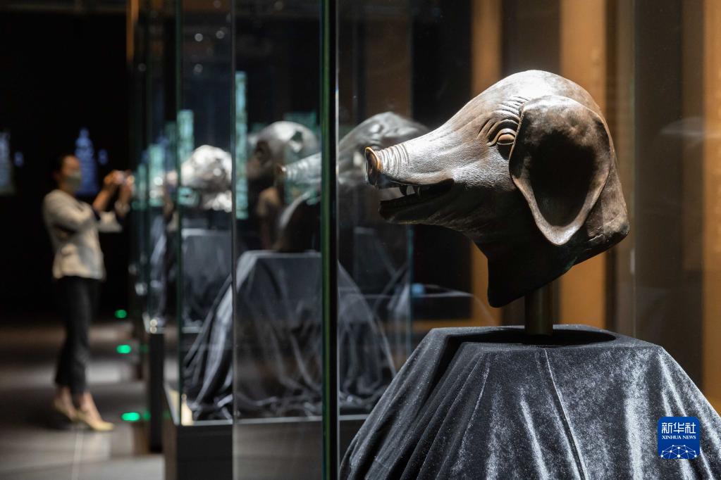 上海で海外から返還された國寶級文化財の特別展開催　円明園十二生肖獣首銅像も