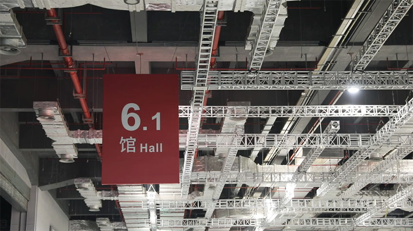 第5回輸入博の會場で準(zhǔn)備が進(jìn)行中　誘致活動は終了