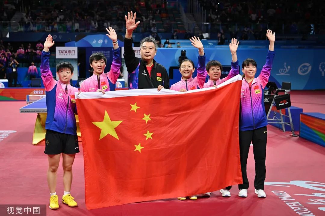 世界卓球選手権女子団體戦、中國(guó)が日本にストレート勝ちで5連覇