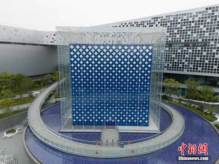 上空から撮影した國家スパコン成都センター　四川省