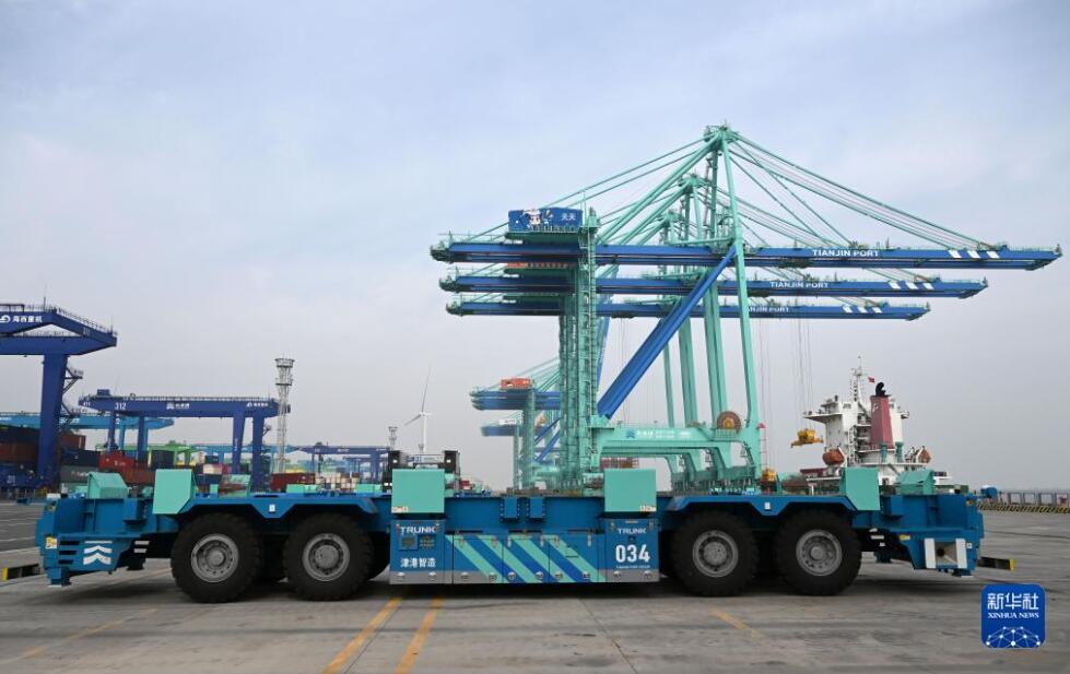 天津港「スマートゼロ炭素」埠頭、貨物取扱量が100萬TEUを突破