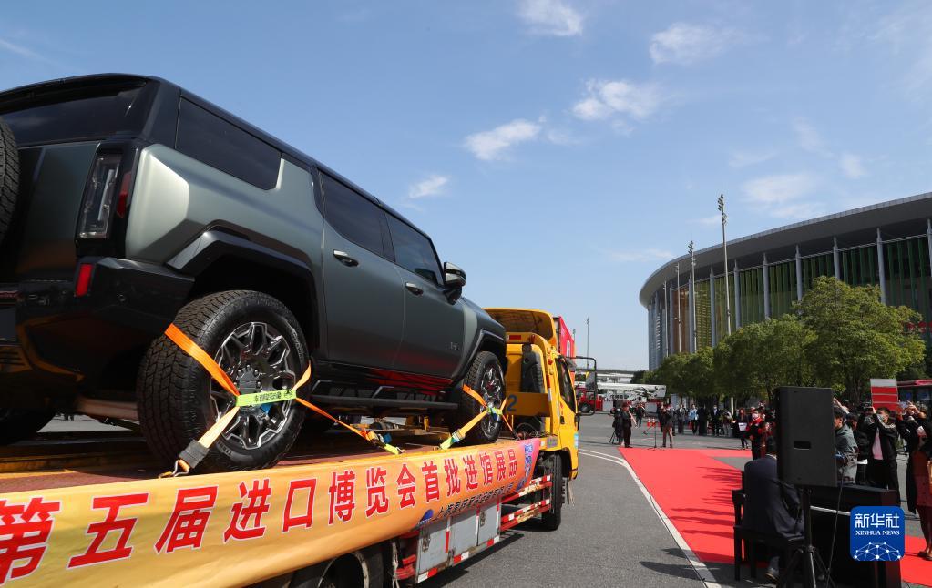 第5回中國(guó)國(guó)際輸入博覧會(huì)の第一陣となる展示物が會(huì)場(chǎng)入り　上海市