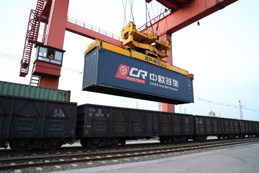 中歐班列の質(zhì)の高い運(yùn)行に貢獻(xiàn)する綏芬河鉄道口岸　黒竜江省