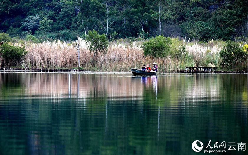 秋から冬へと移り変わる普者黒に広がる美しい景色（撮影?馬衛(wèi)忠）。