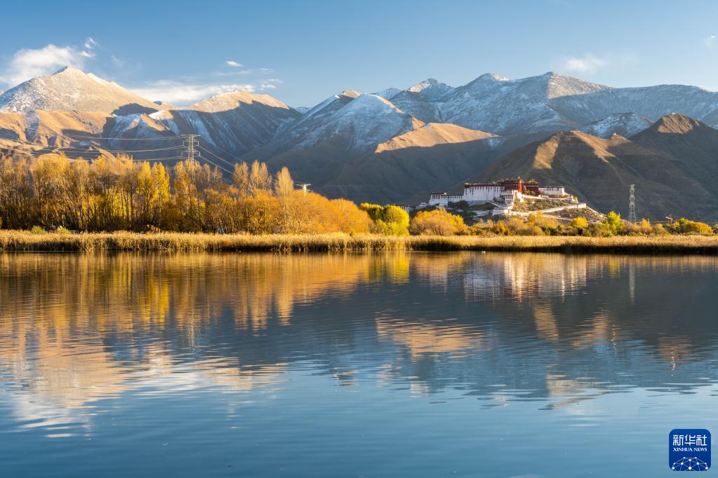 拉魯濕地に広がる絶景（11月5日撮影?周荻瀟）。