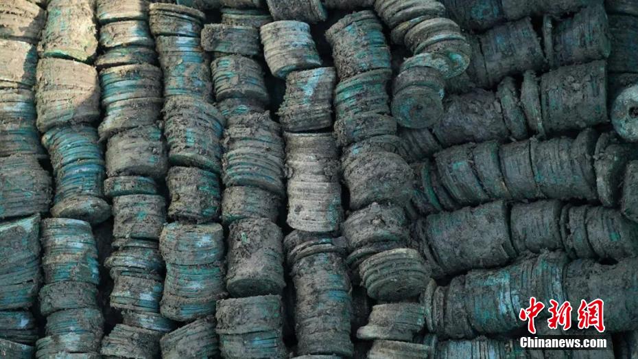 江蘇省で貨幣貯蔵穴が発見、約1.5トンが出土